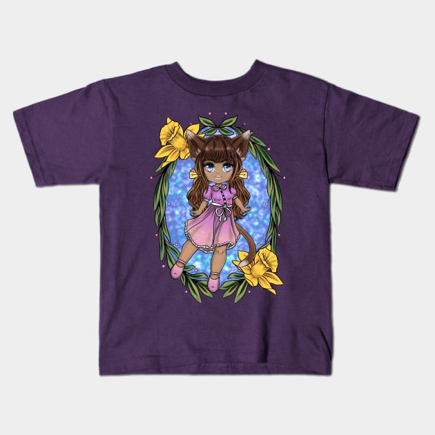 Spring Joy Kids T-Shirt by rvkhart